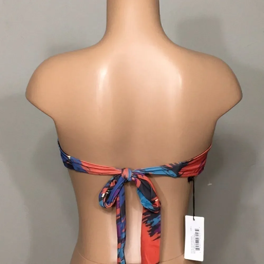 Rachel Pally Majorca bandeau bikini top. NWT